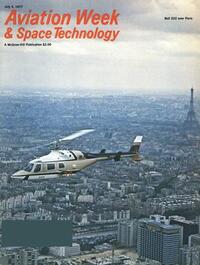 Aviation Week & Space Technology July 1977 magazine back issue cover image