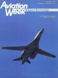 Aviation Week & Space Technology November 1984 magazine back issue cover image