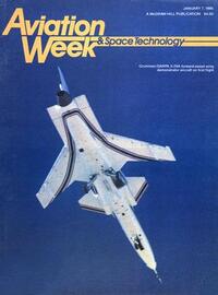 Aviation Week & Space Technology January 1985 Magazine Back Copies Magizines Mags