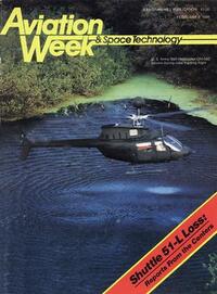 Aviation Week & Space Technology February 1986 Magazine Back Copies Magizines Mags
