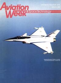 Aviation Week & Space Technology August 1986 Magazine Back Copies Magizines Mags