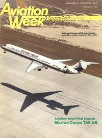 Aviation Week & Space Technology August 1987 Magazine Back Copies Magizines Mags