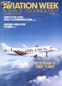Aviation Week & Space Technology October 1991 Magazine Back Copies Magizines Mags