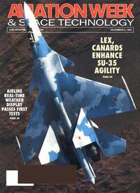 Aviation Week & Space Technology December 1993 Magazine Back Copies Magizines Mags
