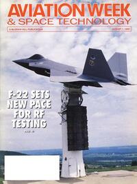 Aviation Week & Space Technology August 1994 magazine back issue cover image