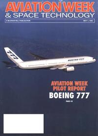 Aviation Week & Space Technology May 1995 magazine back issue cover image