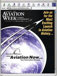 Aviation Week & Space Technology February 2000 magazine back issue cover image
