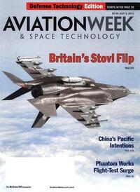 Aviation Week & Space Technology July 2012 magazine back issue cover image