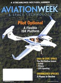 Aviation Week & Space Technology August 2012 magazine back issue cover image