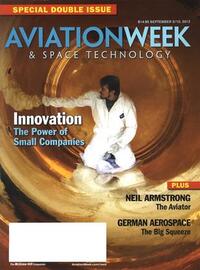 Aviation Week & Space Technology September 2012 magazine back issue cover image
