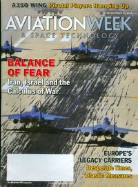 Aviation Week & Space Technology October 2012 Magazine Back Copies Magizines Mags
