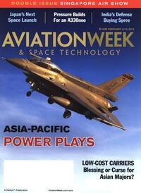 Aviation Week & Space Technology February 2014 magazine back issue cover image