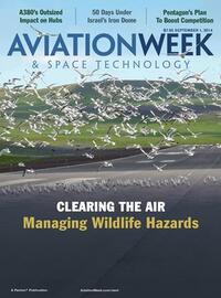 Aviation Week & Space Technology September 2014 magazine back issue cover image