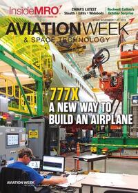 Aviation Week & Space Technology November 2016 magazine back issue cover image