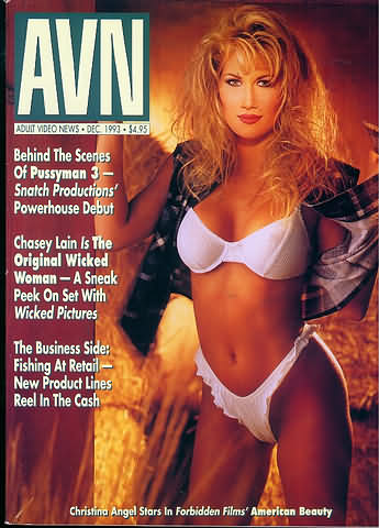 AVN (Adult Video News) December 1993 magazine back issue AVN (Adult Video News) magizine back copy 