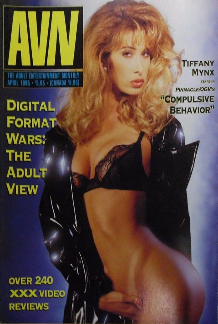 AVN (Adult Video News) April 1995 magazine back issue AVN (Adult Video News) magizine back copy 