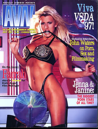 AVN (Adult Video News) July 1997 magazine back issue AVN (Adult Video News) magizine back copy 