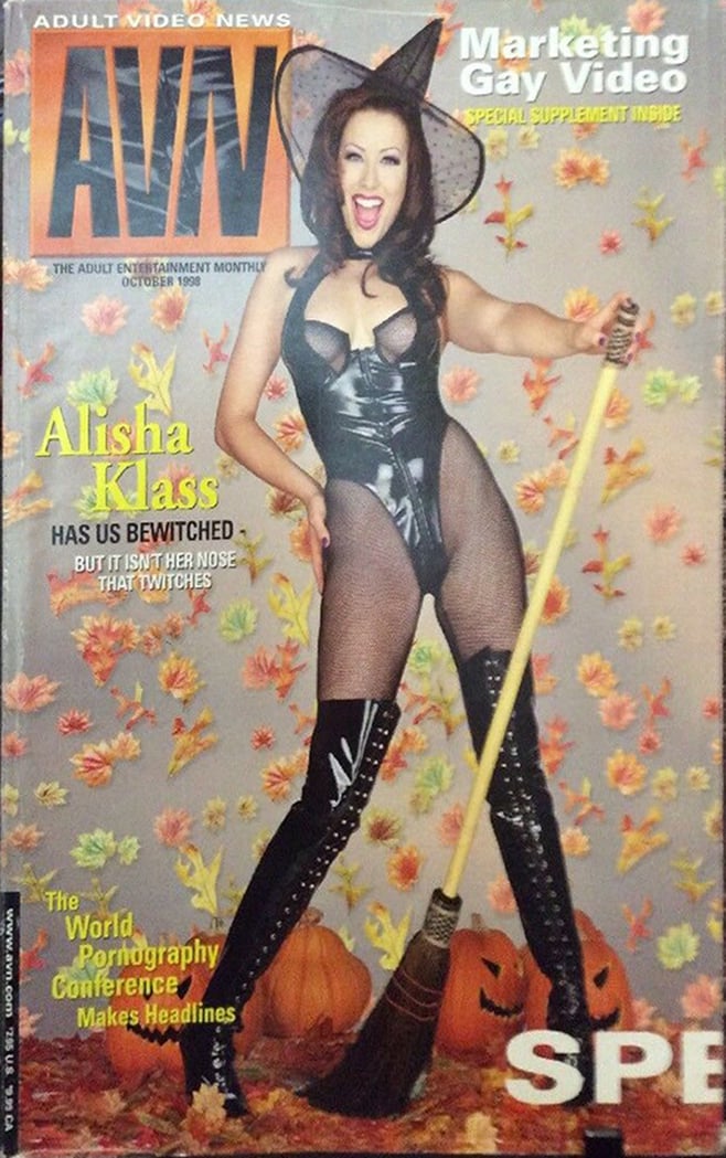 AVN (Adult Video News) October 1998 magazine back issue AVN (Adult Video News) magizine back copy 