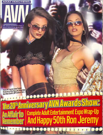 AVN (Adult Video News) March 2003 magazine back issue AVN (Adult Video News) magizine back copy 