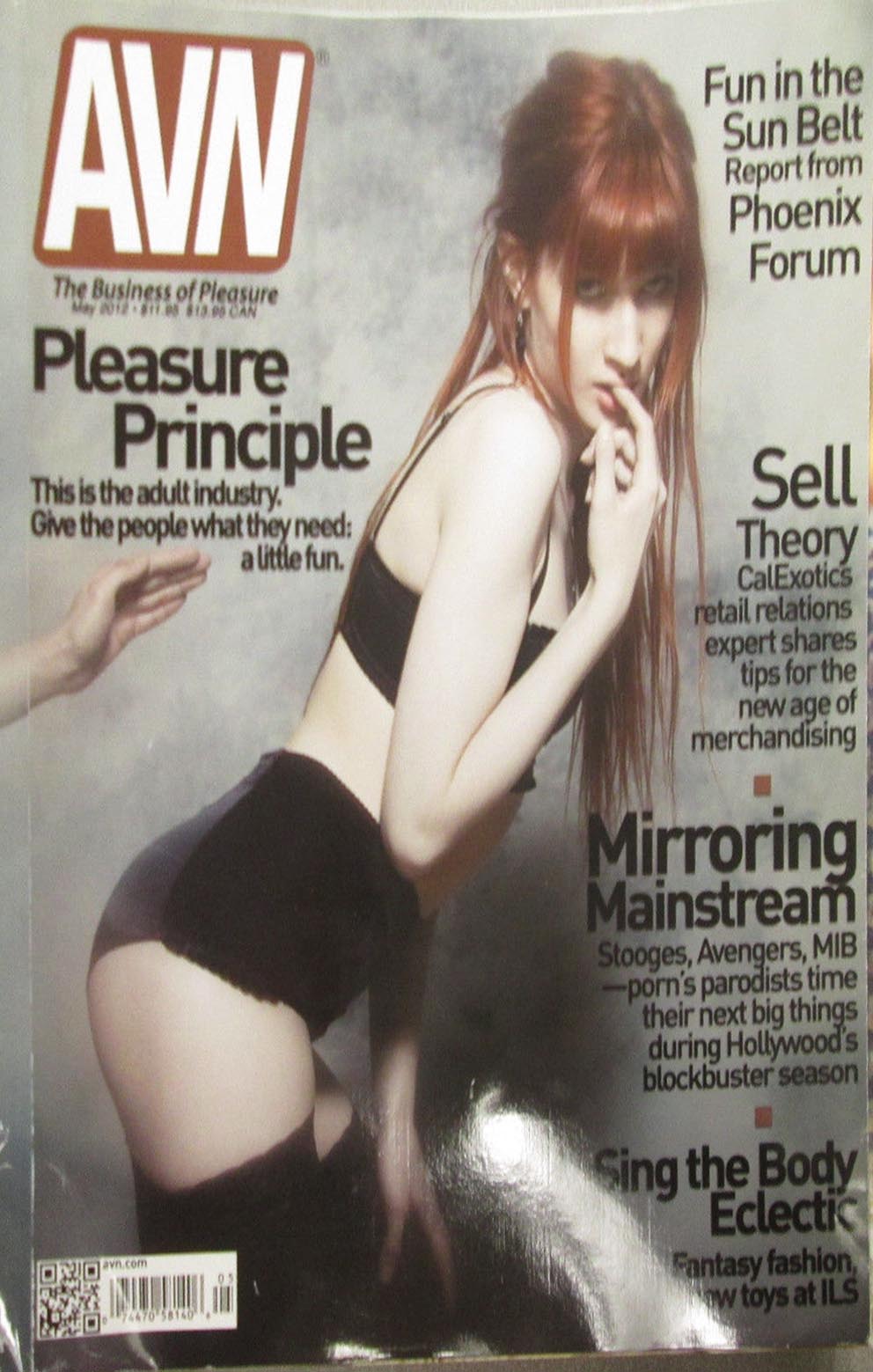 AVN (Adult Video News) May 2012 magazine back issue AVN (Adult Video News) magizine back copy 