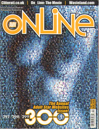 AVN Online July 2003 magazine back issue AVN Online magizine back copy 