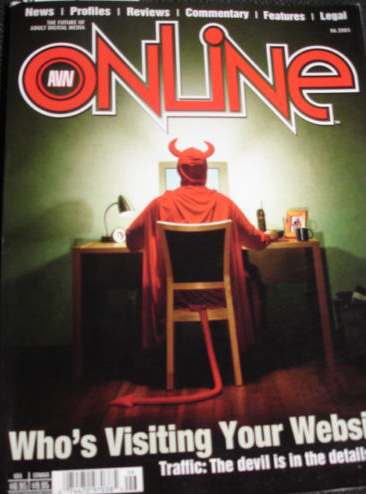 AVN Online June 2005 magazine back issue AVN Online magizine back copy 