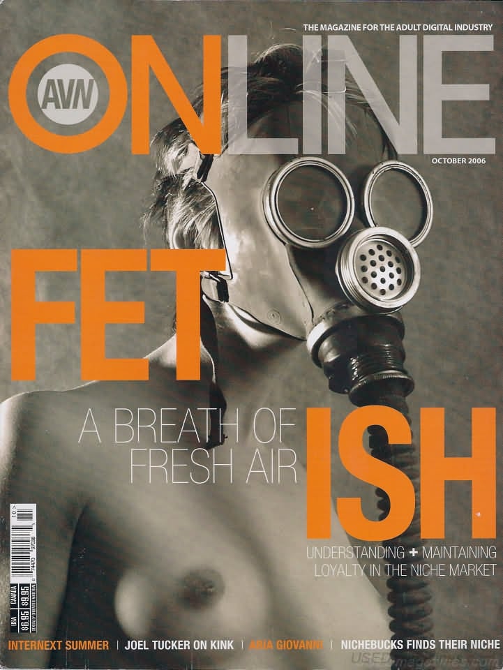 AVN Online October 2006 magazine back issue AVN Online magizine back copy 