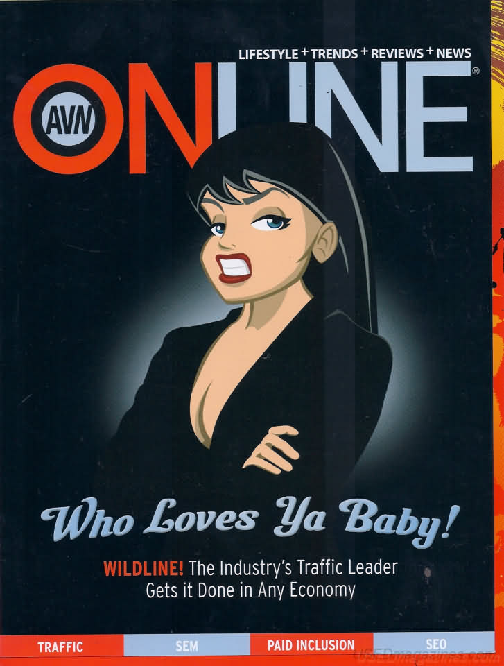 AVN Online February 2009 magazine back issue AVN Online magizine back copy 