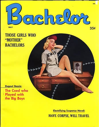 Bachelor May 1958 magazine back issue Bachelor magizine back copy 
