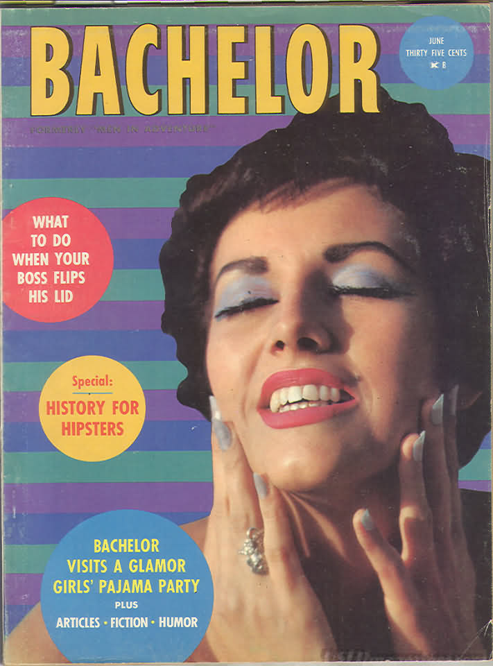 Bachelor June 1961 magazine back issue Bachelor magizine back copy 