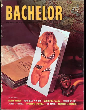 Bachelor December 1961 magazine back issue Bachelor magizine back copy 