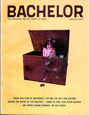 Bachelor June 1963 magazine back issue Bachelor magizine back copy 