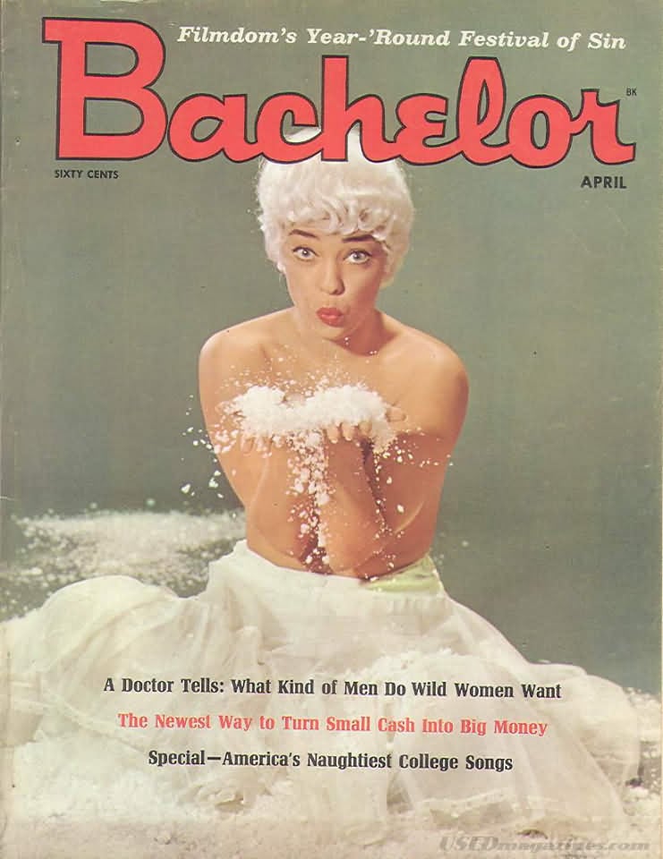 Bachelor April 1965 magazine back issue Bachelor magizine back copy 