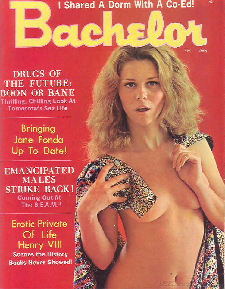 Bachelor June 1971 magazine back issue Bachelor magizine back copy 