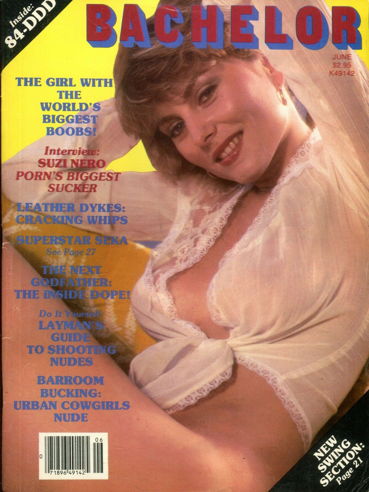 Bachelor June 1981 magazine back issue Bachelor magizine back copy 