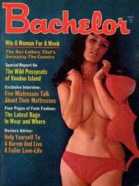 Bachelor June 1970 magazine back issue cover image