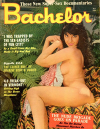 Bachelor February 1971 magazine back issue cover image