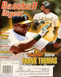 Patience Dolder magazine cover appearance Baseball Digest December 2006