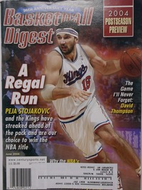 Basketball Digest June 2004 magazine back issue