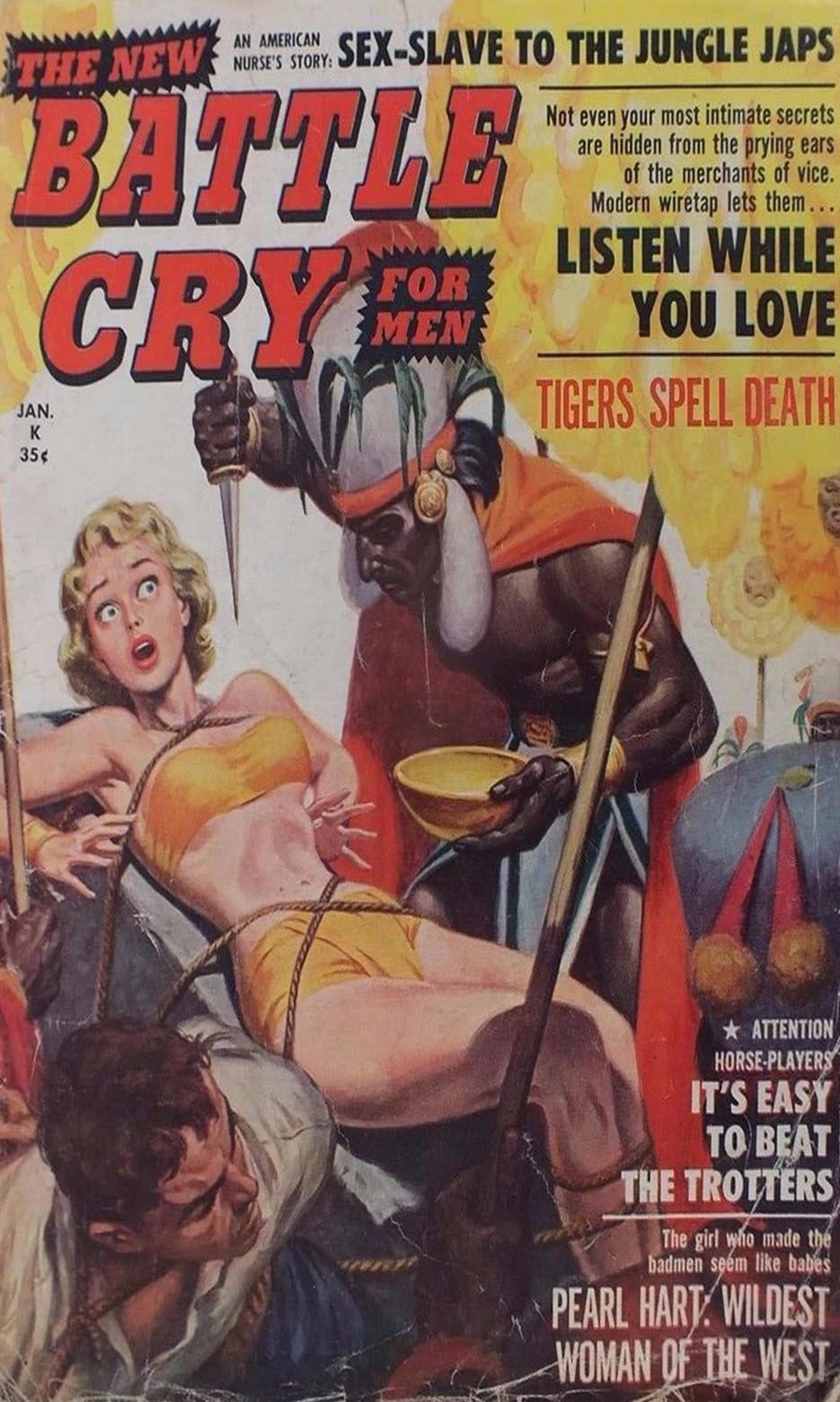 Battle Cry January 1960 magazine back issue Battle Cry magizine back copy 