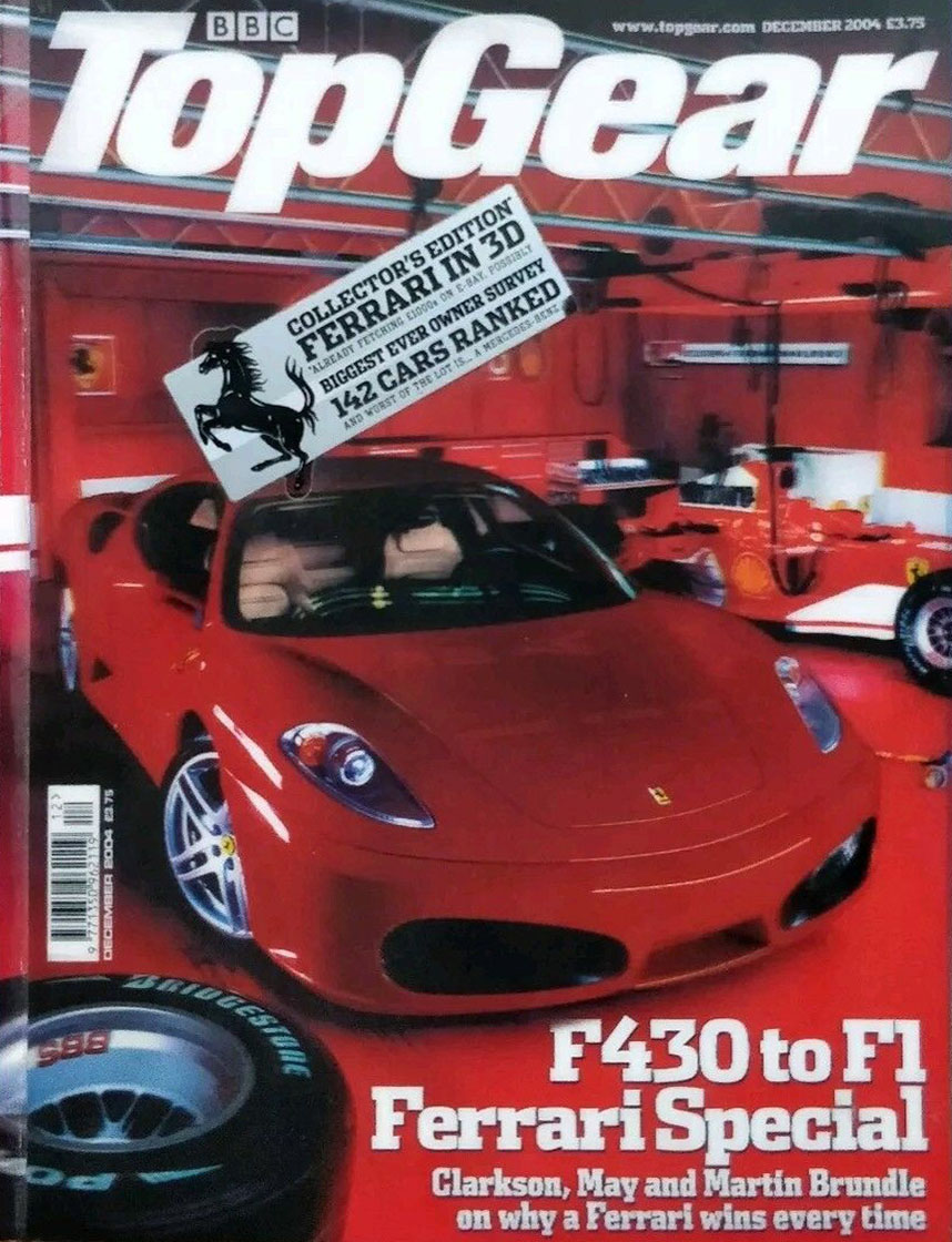 BBC Top Gear December 2004, , Collector's Edition Ferrari In 3D,