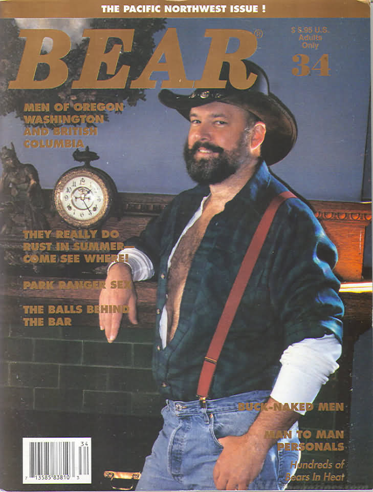 Bear # 34 magazine back issue Bear magizine back copy 