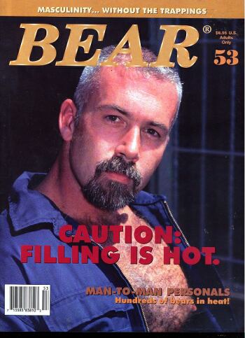 Bear # 53 magazine back issue Bear magizine back copy 