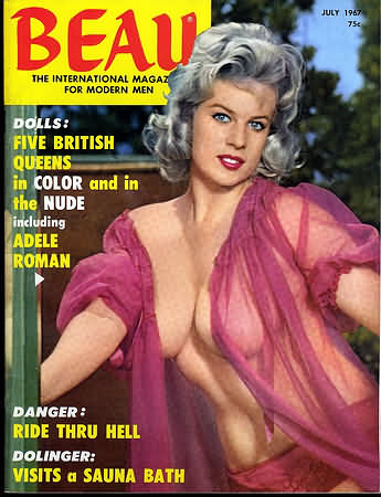 Beau July 1967 magazine back issue Beau magizine back copy 