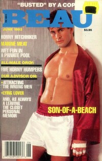 Beau June 1992 magazine back issue cover image