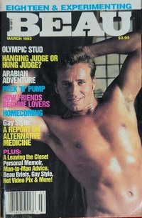 Beau March 1993 magazine back issue cover image