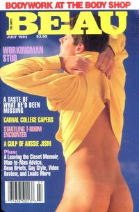 Beau July 1993 magazine back issue cover image