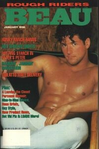 Beau January 1996 magazine back issue cover image