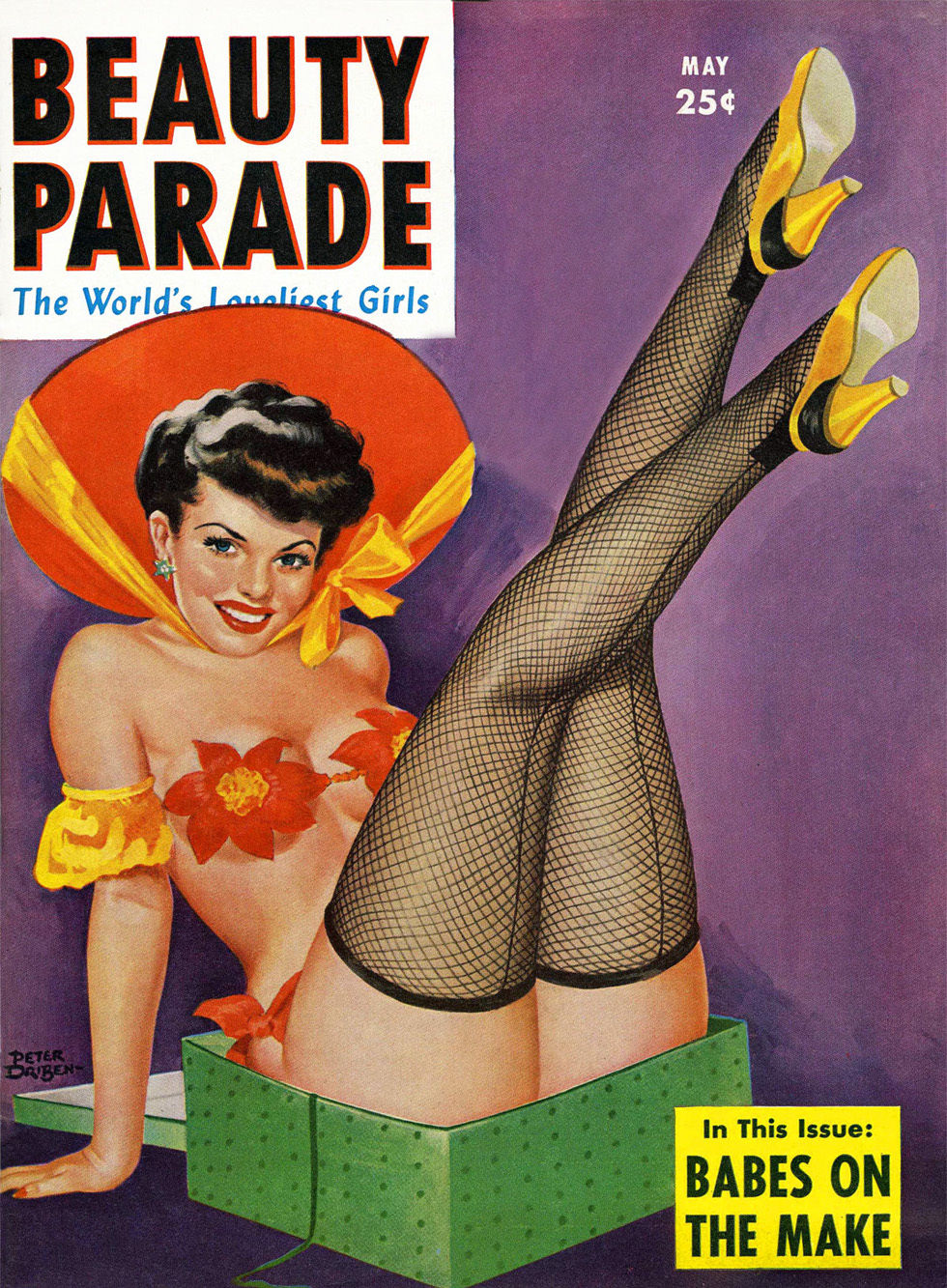Beauty Parade May 1952 magazine back issue Beauty Parade magizine back copy 