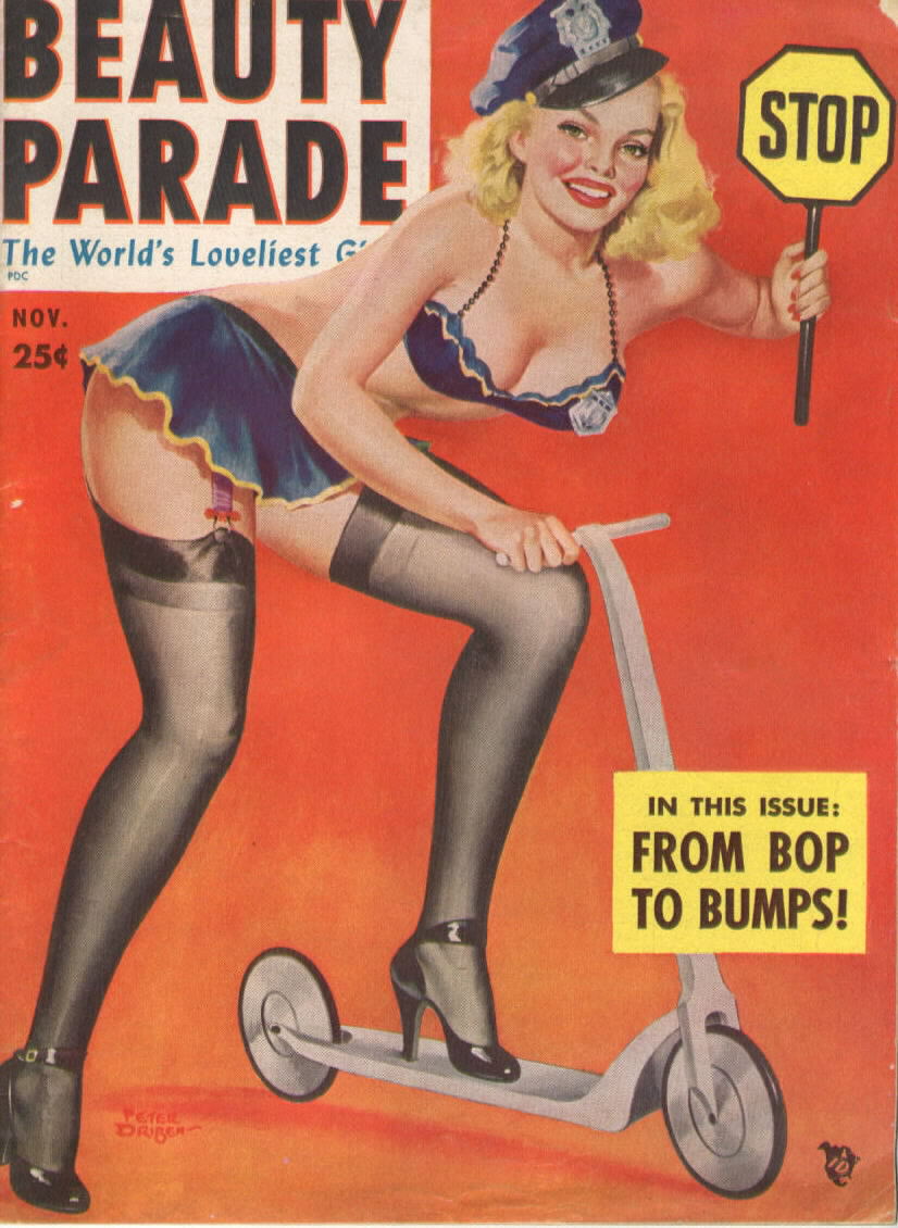 Beauty Parade November 1952 magazine back issue Beauty Parade magizine back copy 